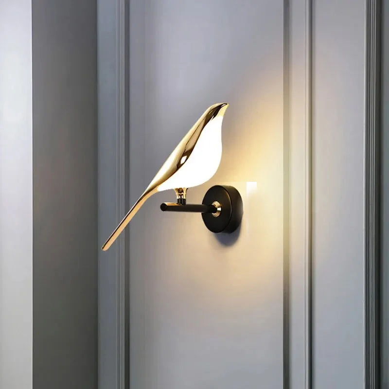 Buy Nordic Golden Bird LED Wall Lamp | Save 20% Now
