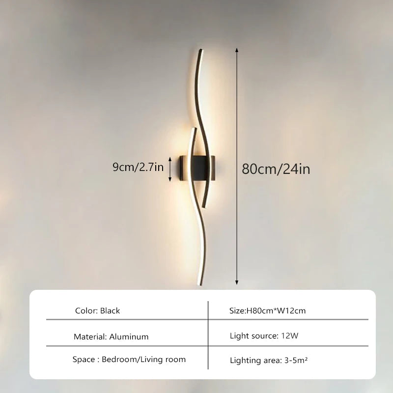 LED Rechargeable Wall Sconce Touch Switch For Living Room Bedroom Study Stairwell Restroom Wireless Installation Home Lighting