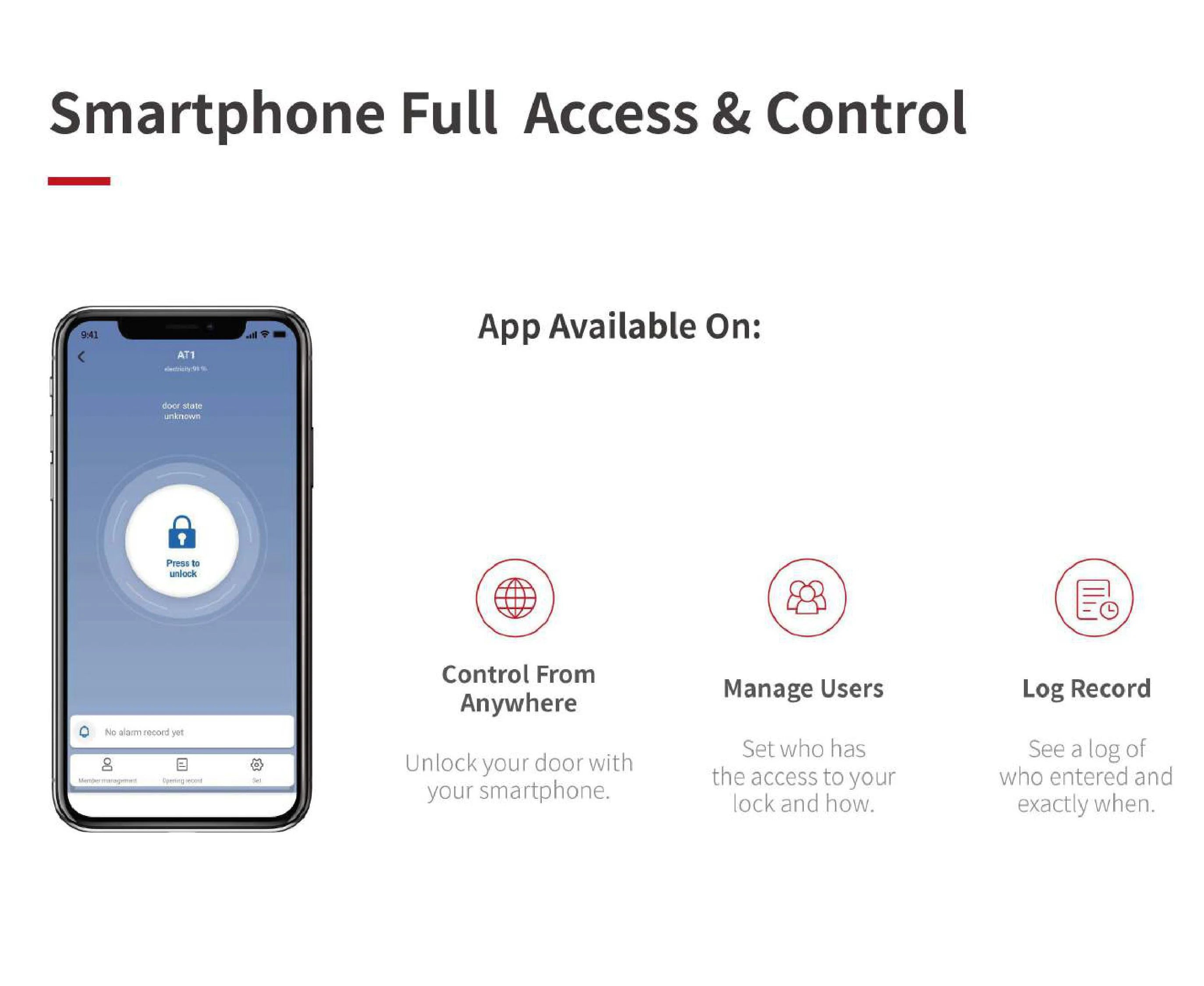 Buy Smart Electronic Door Lock: RAYKUBE A1 Ultra | Secure & Easy Install