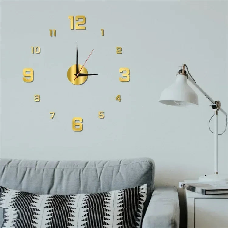 Buy 3D Acrylic Wall Clock - Elegant & Affordable | Only $9.48