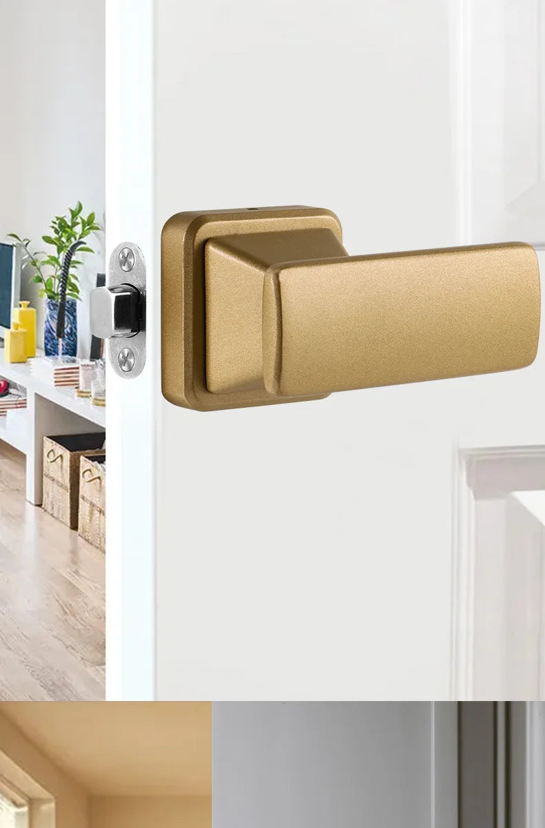 Lowest price invisible door handle anti backlock wooden door hidden door single side lock withkey hidden lock furniture hardware