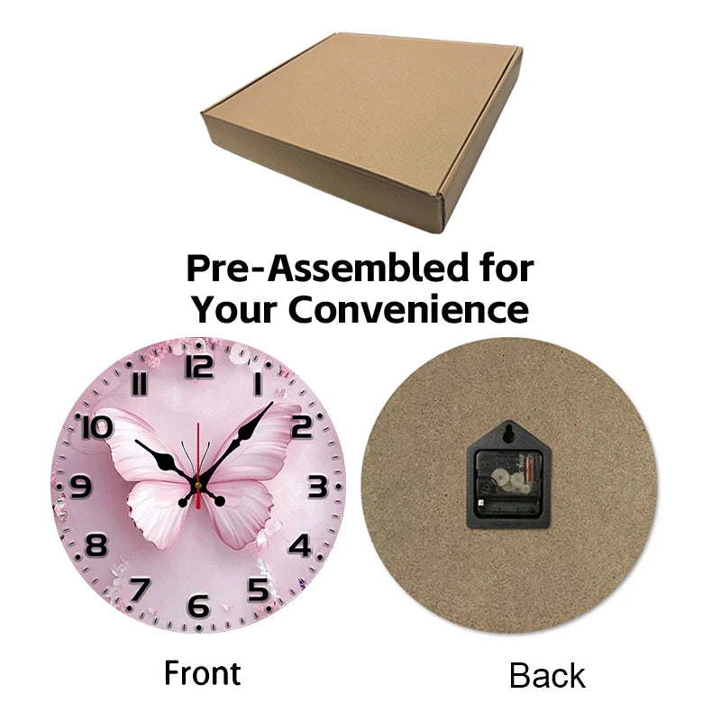 Buy Silent Wooden Wall Clock – Elegant & Quiet | Only $30.03!