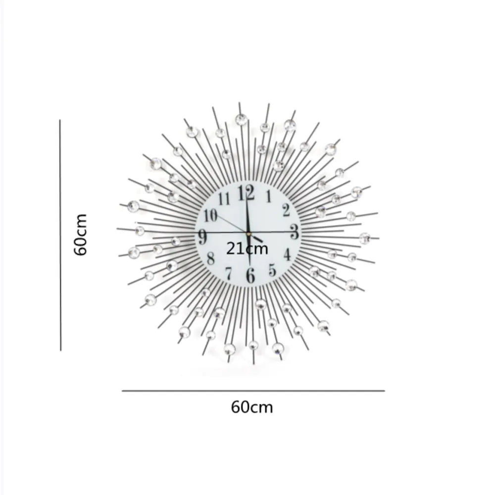 Buy Luxury Sunburst Wall Clock | $104.35 | Modern & Elegant