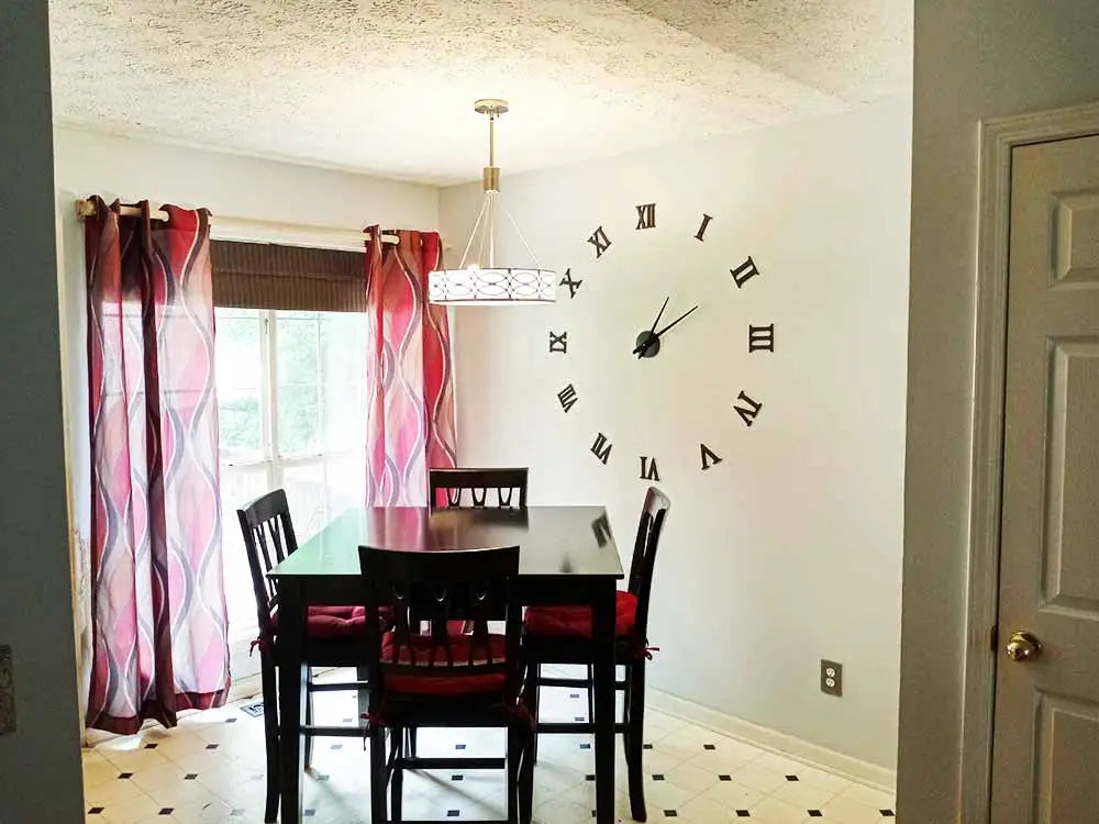 MCDFL 3D Large Wall Clock Self Adhesive Acrylic Mirror Stickers Giant Watches Timepiece Decoration Living Room for Home Interior