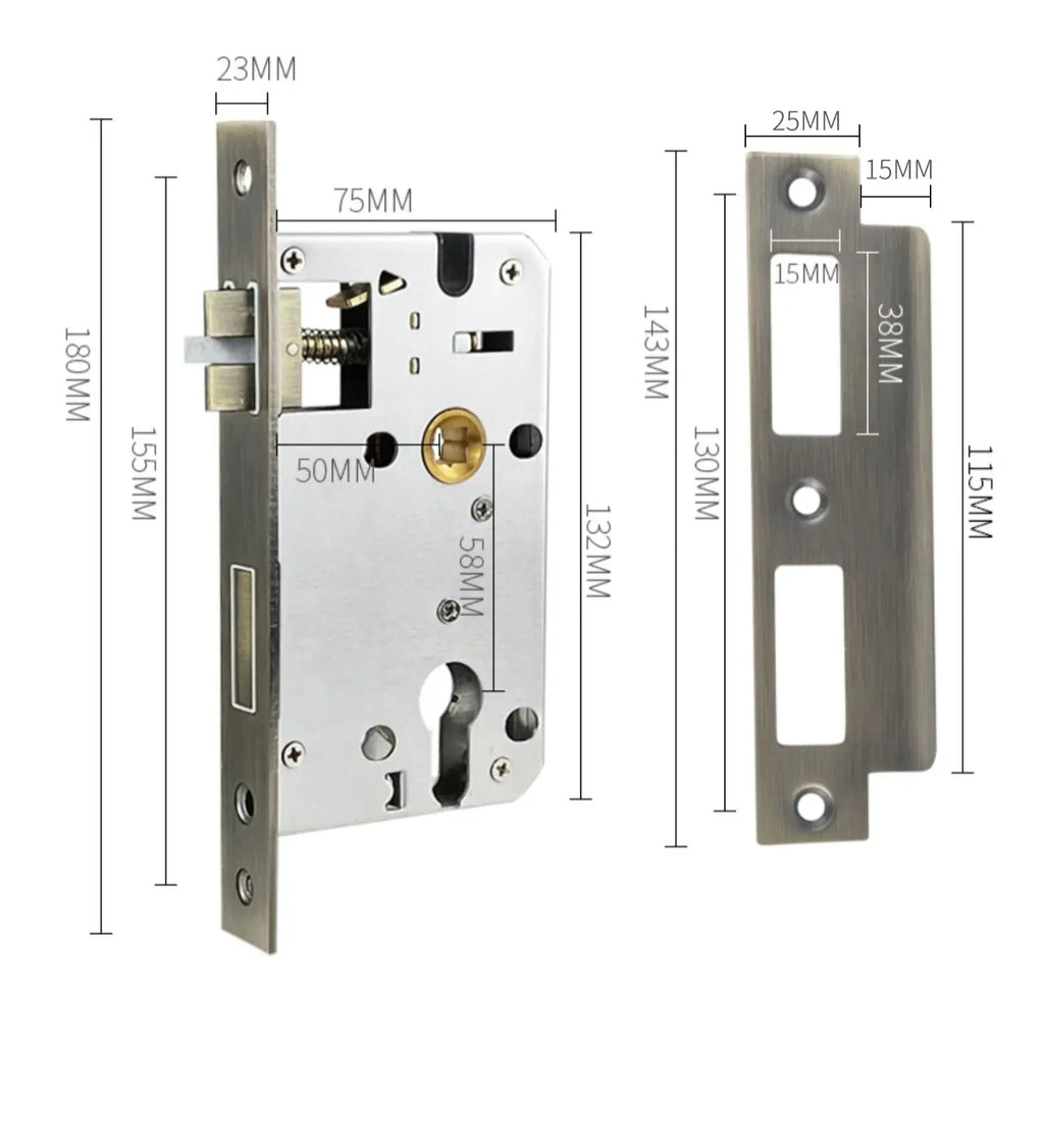 Buy Invisible Security Door Lock | Silent & Handle-Free | $323