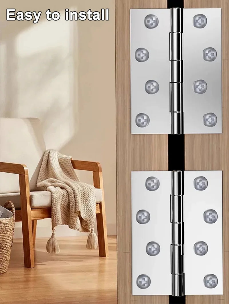 1-4 Inch Furniture Cabinet Door Hinges Stainless Steel Drawer Fitting Hinge Hardware Box Accessories 2in 3in 1.5in 2.5in 3.5in