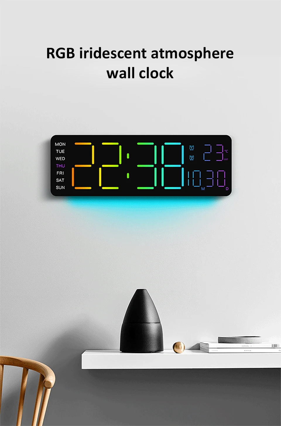 Best 13" LED Digital Alarm Clock for $81 | Free Shipping
