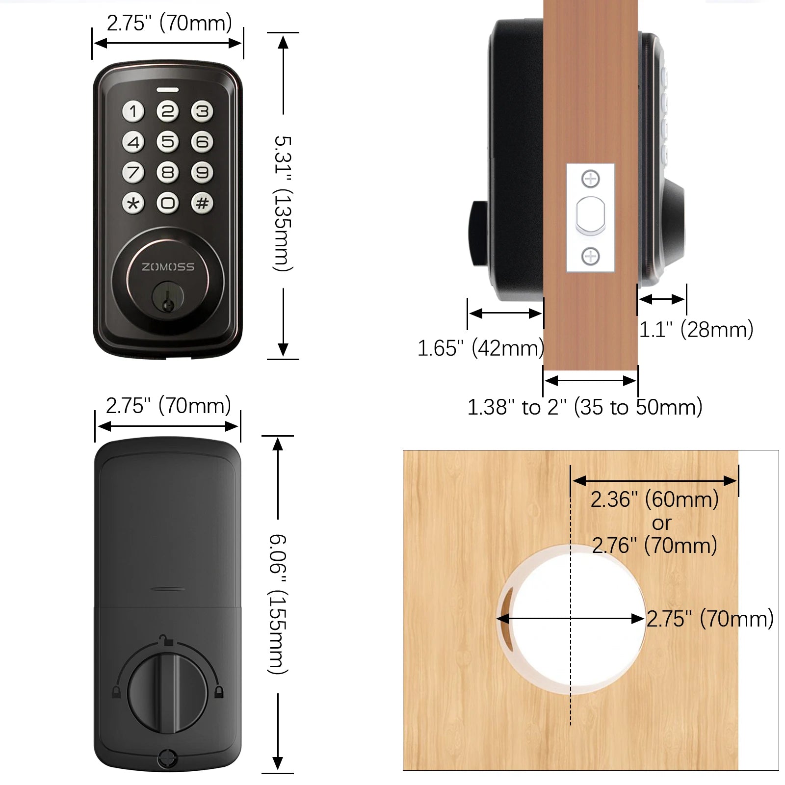 Buy Smart Keypad Door Lock - Secure & Easy | Only $60.5