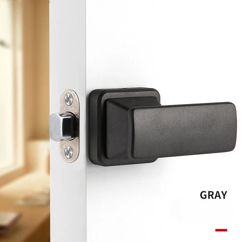 Lowest price invisible door handle anti backlock wooden door hidden door single side lock withkey hidden lock furniture hardware