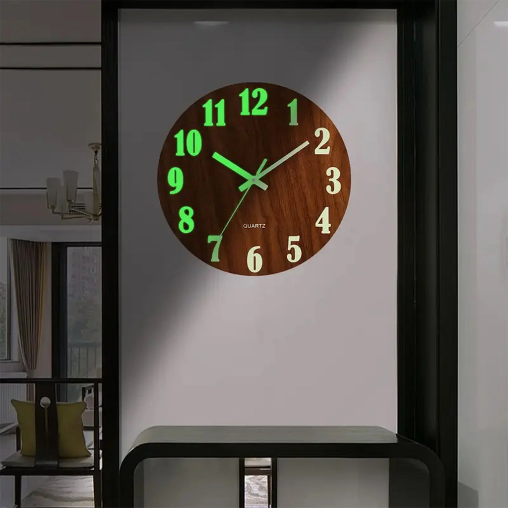 Buy Silent Luminous Wall Clock for Home - Only $35!