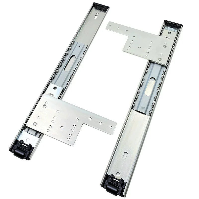 Hidden swing door slide rail Wardrobe wine cabinet TV cabinet door folding track save space Furniture hinge