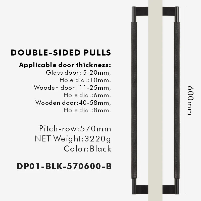 Nurlin Solid Brass Door Double Single Sided Cross Knurled Kitchen Refrigerator Appliance Closet Pull Bar Wood Gate Glass Door