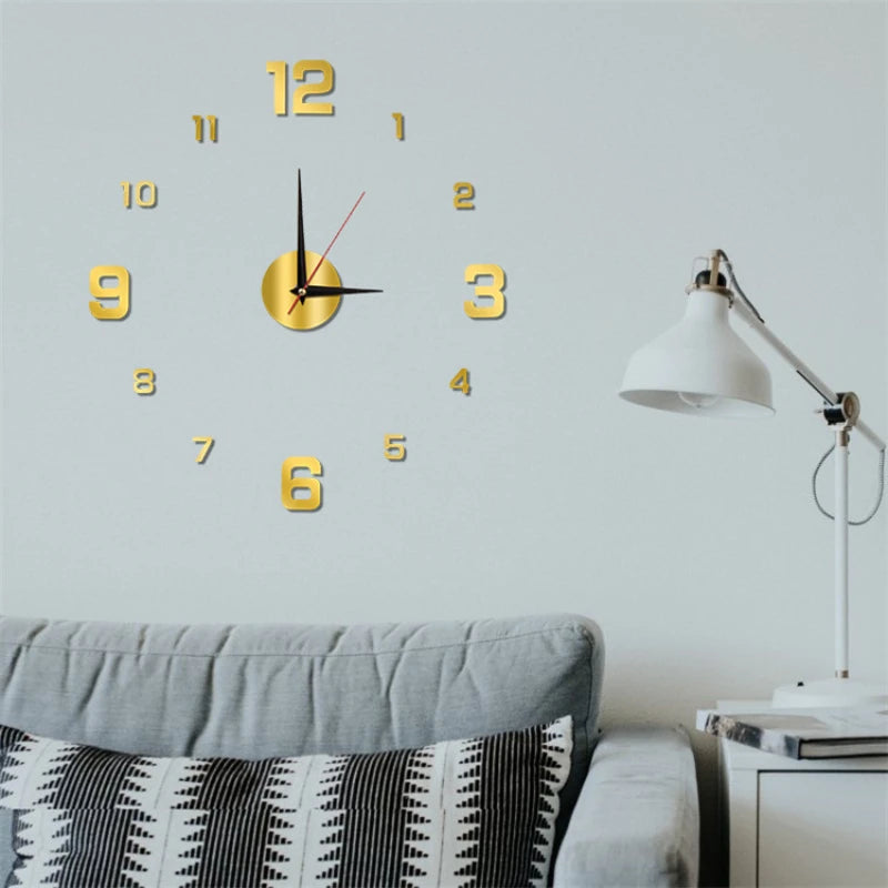 Buy 3D Luminous Wall Clock | Premium Acrylic Decor | Only $7.55