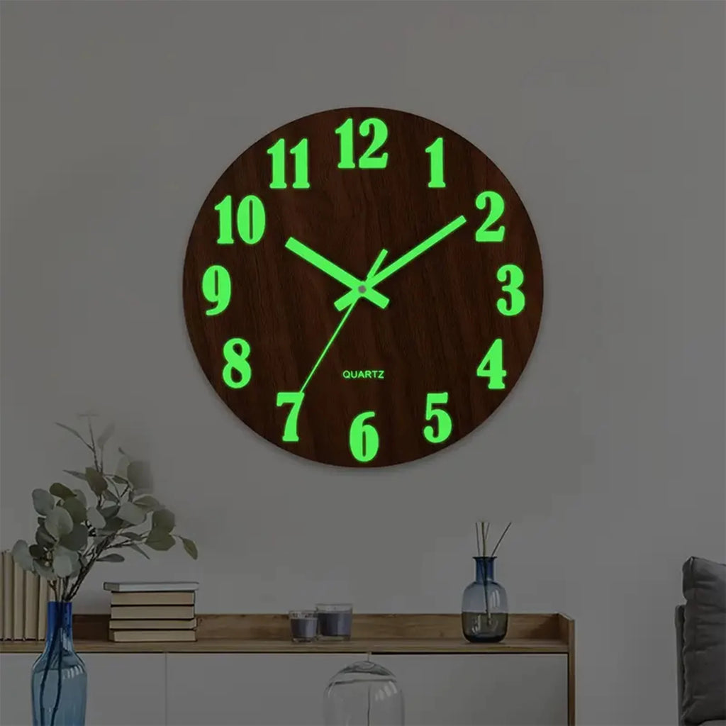 Buy Silent Luminous Wall Clock for Home - Only $35!