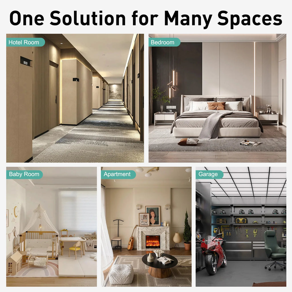 Fingerprint Door Lock Smart Door Knob, Smart Lock Biometric Keyless Entry Door Lock for Home Offices Front Door with App Control