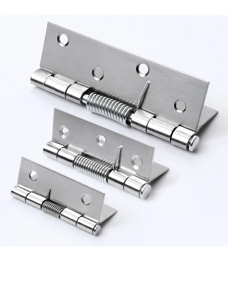 Door Hinges Cross Hinge Automatic Rebound Cabinet Cupboard Window Cabinet Jewelry Box with Spring Furniture Repair Hardware