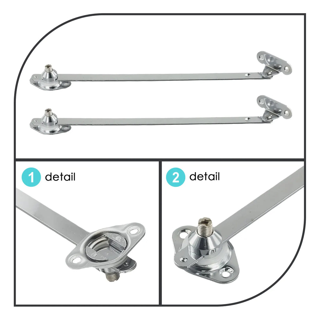 Aa2PCS 6/8/10/12 Inch Cabinet HingeDownDrop Lid Support Cupboard Furniture Doors Close Lift Up Flap Stay Hinge Sliding Rail