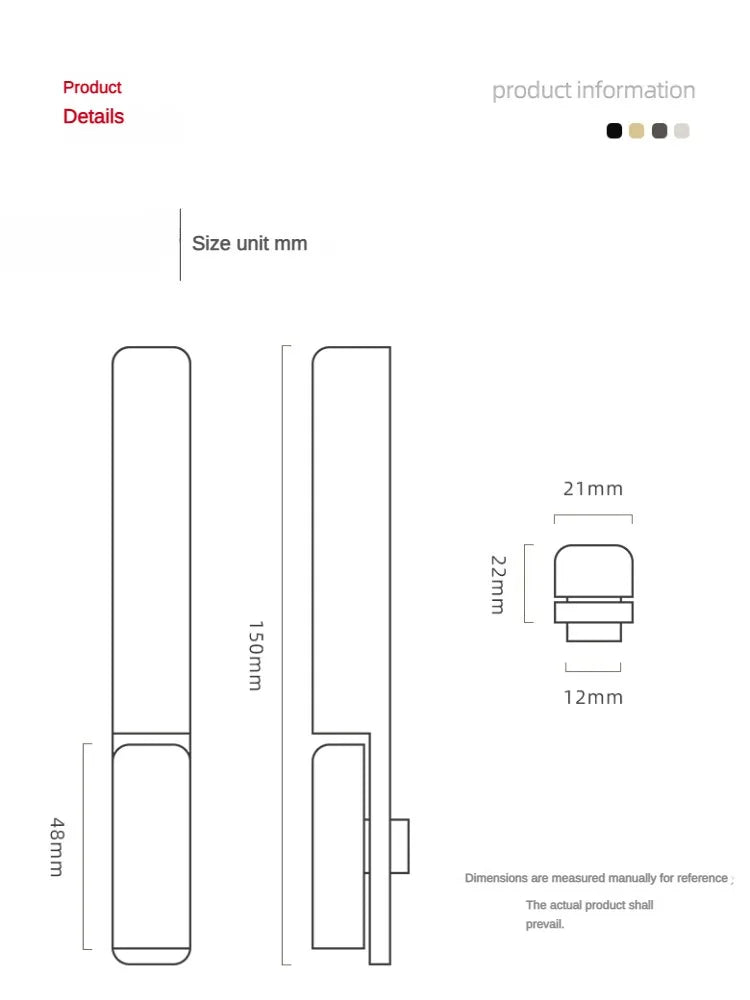 New Family Safety Sliding Door Lock Modern Simple Solid Wood Door Lock Hook Lock Toilet Black Sliding Door Lock Furniture Lock