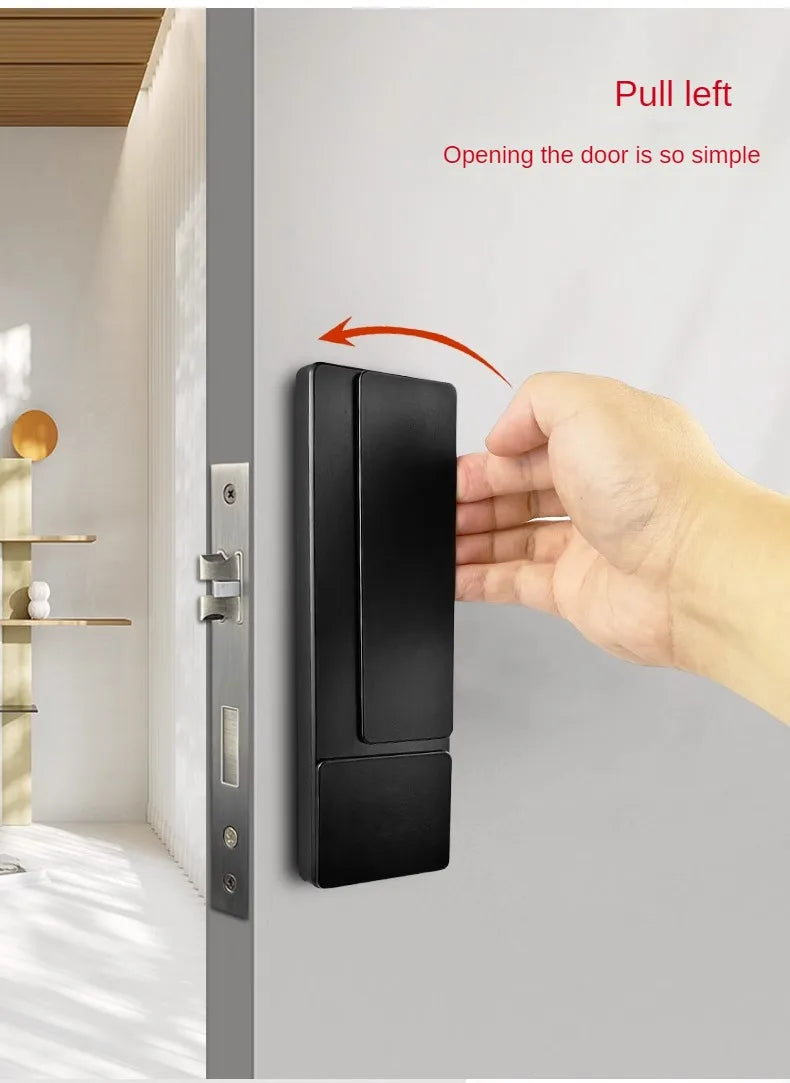Advanced Security Lock, Invisible Lock, Indoor Bedroom, Bathroom Door Lock, Ultra-thin Silent Magnetic Suction, No Handle Lock