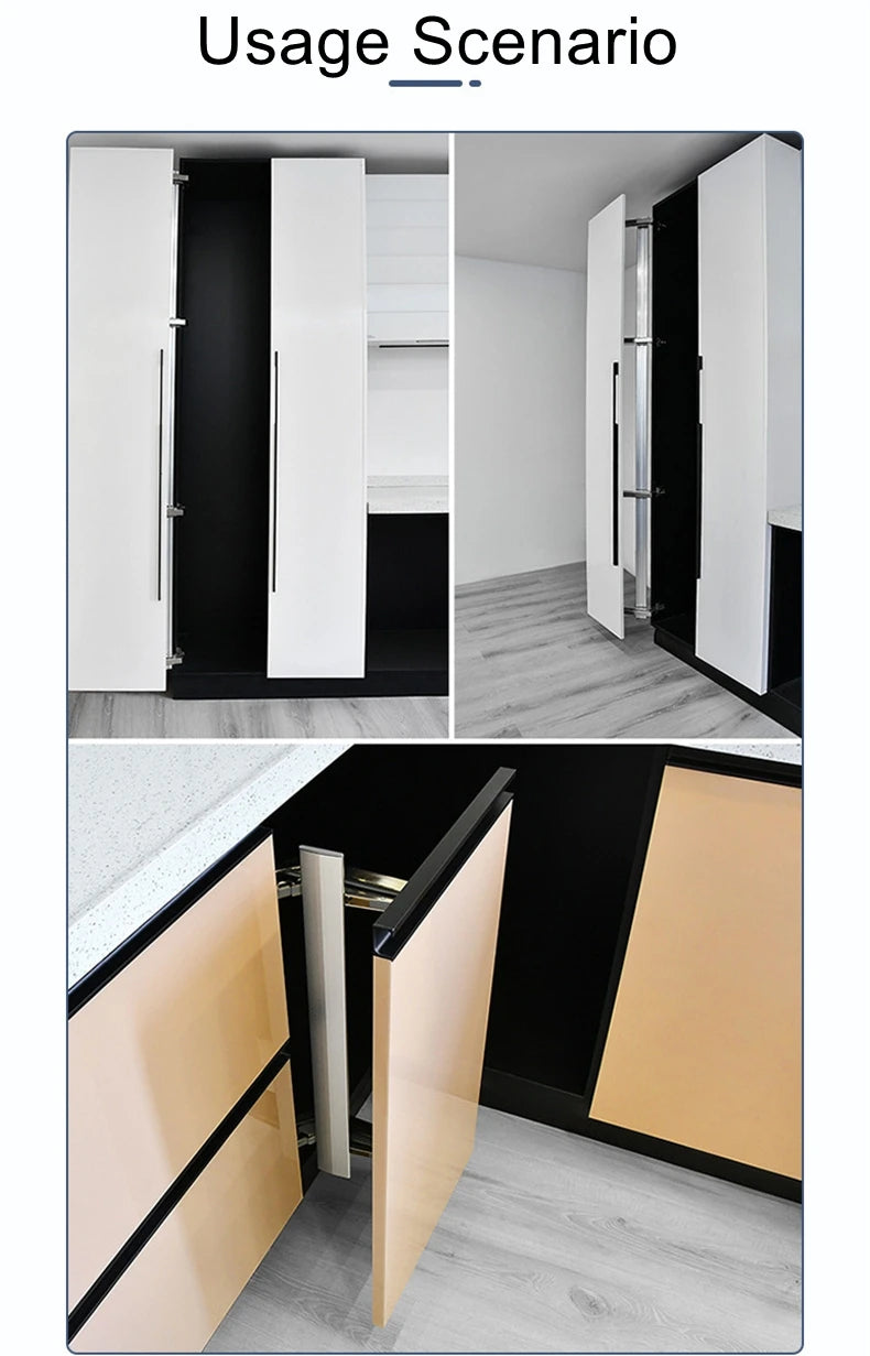 Bus door hinge sliding door hardware sliding rail smart hardware closet folding door accessories cabinet floor cabinet
