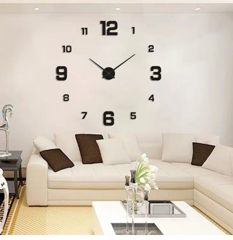 Buy 3D Luminous Wall Clock | Premium Acrylic Decor | Only $7.55