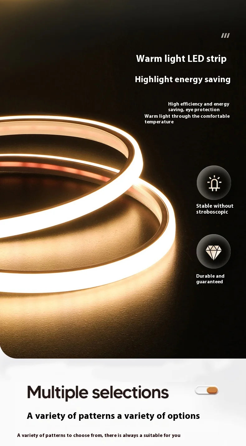 Large Size Flower Pattern Digital Wall Clock with LED Light,Creative Luxurious Muted Quartz Wall Clock for Home Decoration