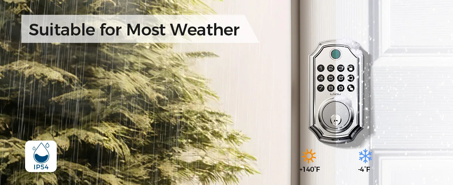 Buy Smart Door Lock D280L | $103 - Keyless & Waterproof