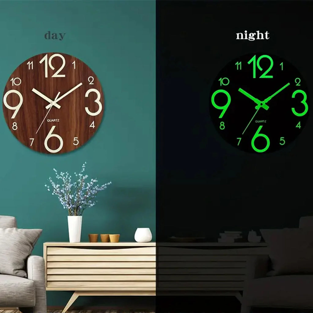 Buy Silent Luminous Wall Clock for Home - Only $35!