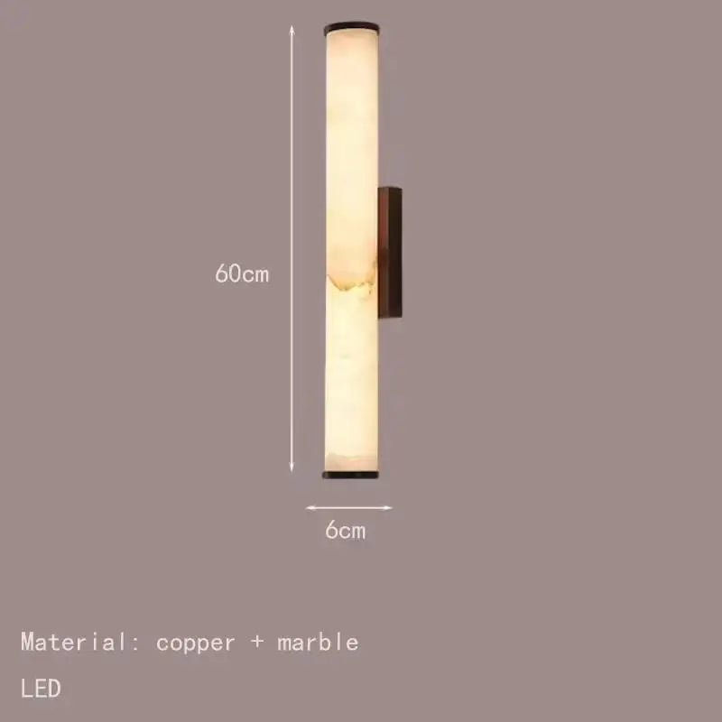 High-end Marble Modern Wall Lamp, Luxurious Living Room, Corridor, Bedroom, Dining Room, Room Decoration Lighting Wall Lamp