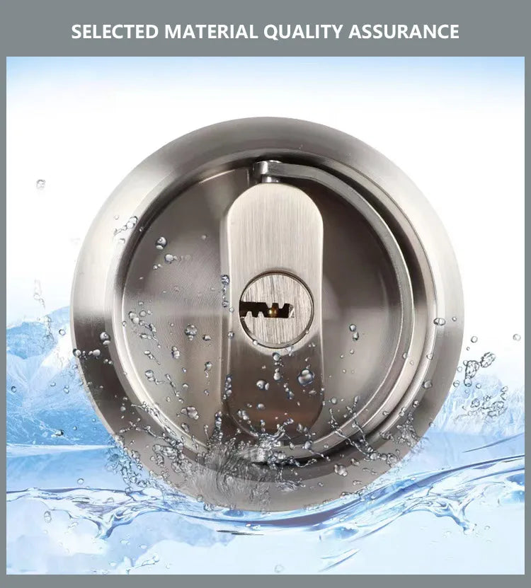 Secure Your Home: Stainless Steel Invisible Door Lock | Only $65.13!