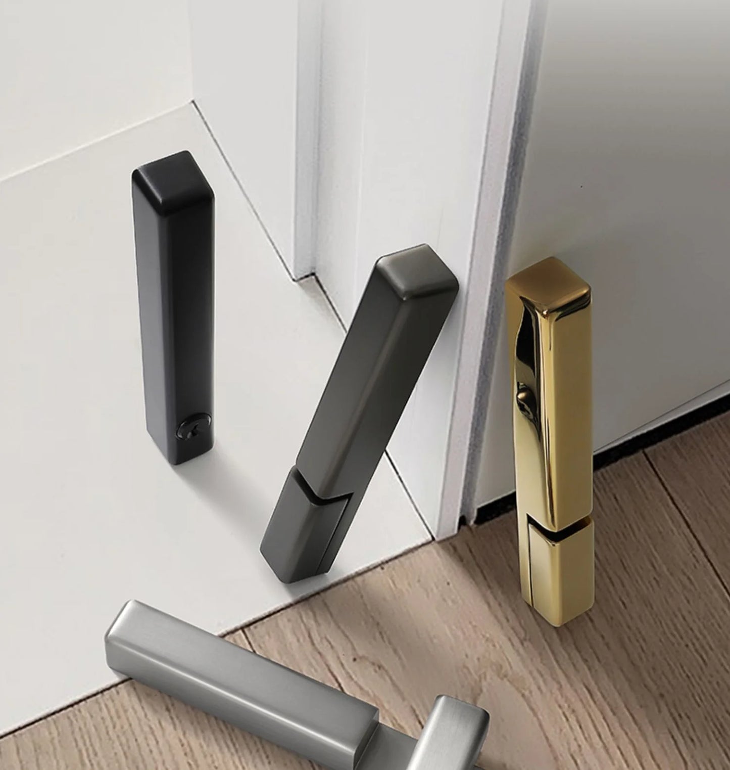 New Family Safety Sliding Door Lock Modern Simple Solid Wood Door Lock Hook Lock Toilet Black Sliding Door Lock Furniture Lock