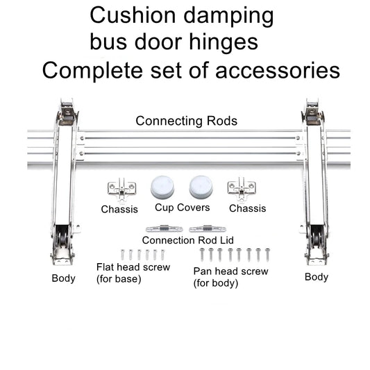 Bus door hinge sliding door hardware sliding rail smart hardware closet folding door accessories cabinet floor cabinet