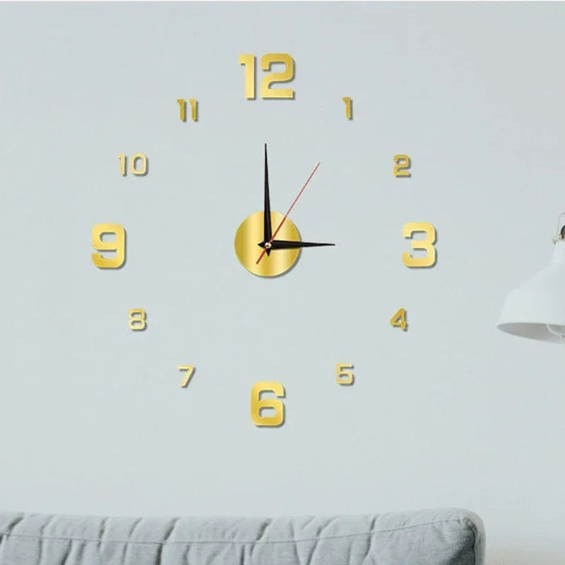Buy Large 3D Wall Clock - Modern & Silent | Only $7.99