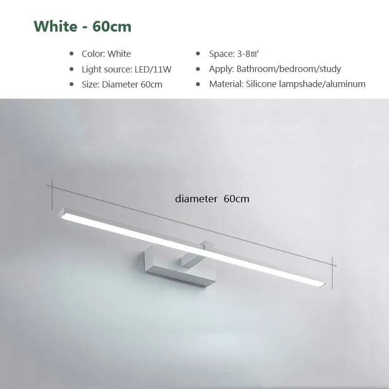 Modern LED Bathroom Mirror Lights - Save 20% | BYDHI
