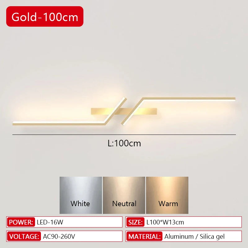 Buy Modern LED Wall Lamp for $44.1 – Top-Quality Minimalist Lighting