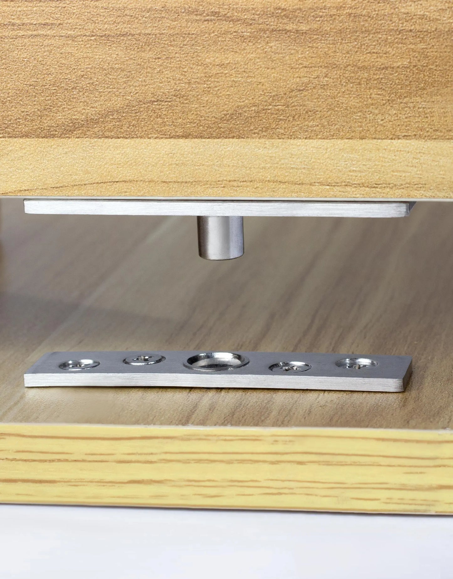 Stainless Steel Pivot Hinge Central and Offset-Axes Rotating Hinge 360 Degree Door Concealing Up Down Shaft for Wooden Doors