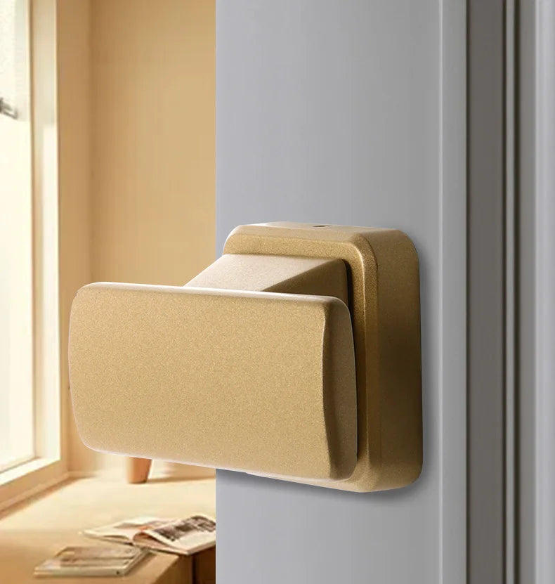 Lowest price invisible door handle anti backlock wooden door hidden door single side lock withkey hidden lock furniture hardware