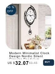 Creative Metal Wall Clock Modern Style Wall Watch Clock Peacock Shaped Wall Clock Silent Clock
