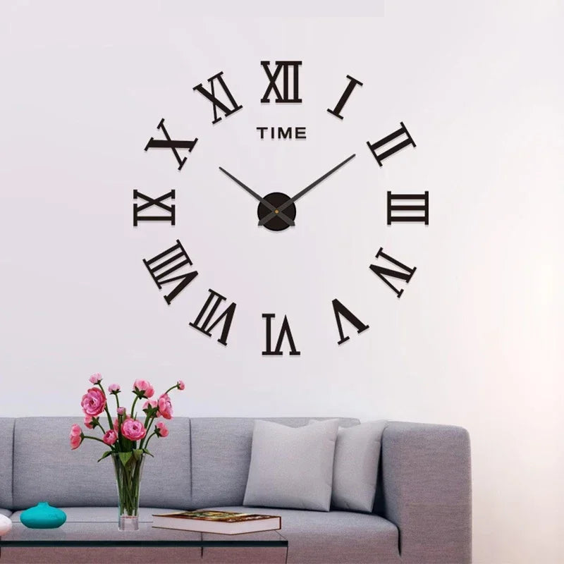 Buy Large 3D Wall Clock - Modern & Silent | Only $7.99