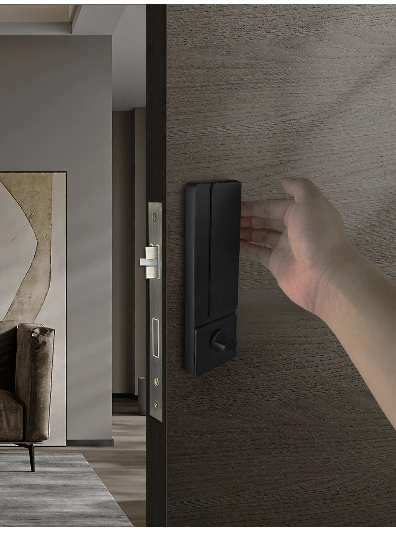 Advanced Security Lock, Invisible Lock, Indoor Bedroom, Bathroom Door Lock, Ultra-thin Silent Magnetic Suction, No Handle Lock