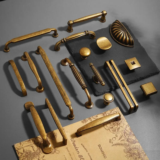 Nordic Style Furniture Handles Vintage Handles for Cabinets and Drawers Various Styles Kitchen Drawer Handles Shoe Cabinets