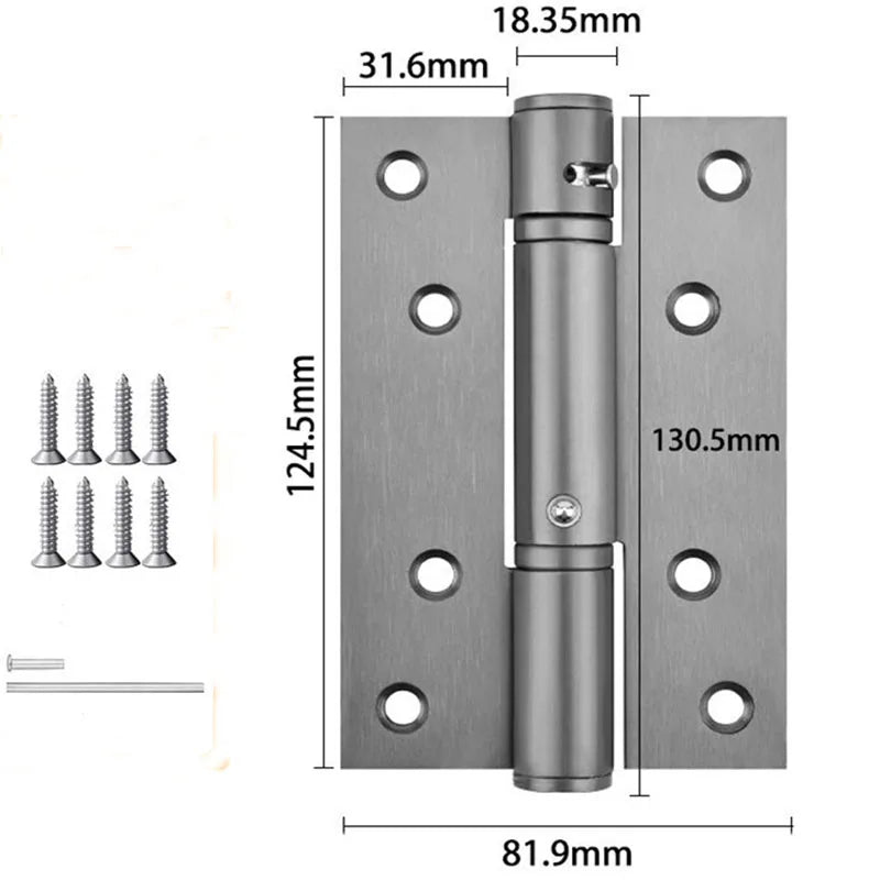 Stainless Steel Door Hinges Connector Furniture Drawer Cabinet Fitting Hinge Wooden Box Doors Flat Hinge Hardware Accessories
