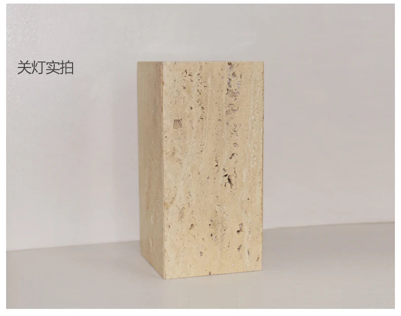 Wabi Sabi Guesthouse Courtyard Villa Outdoor Waterproof Yellow Cave Stone Wall Lights Dining Room Balcony Travertine Wall Lamps