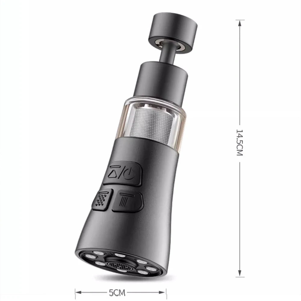 Kitchen Faucet Extender With Filter Function Universal 360° Rotate Aerator Splash Filter Washbasin Faucet Bubbler Nozzle Aerator