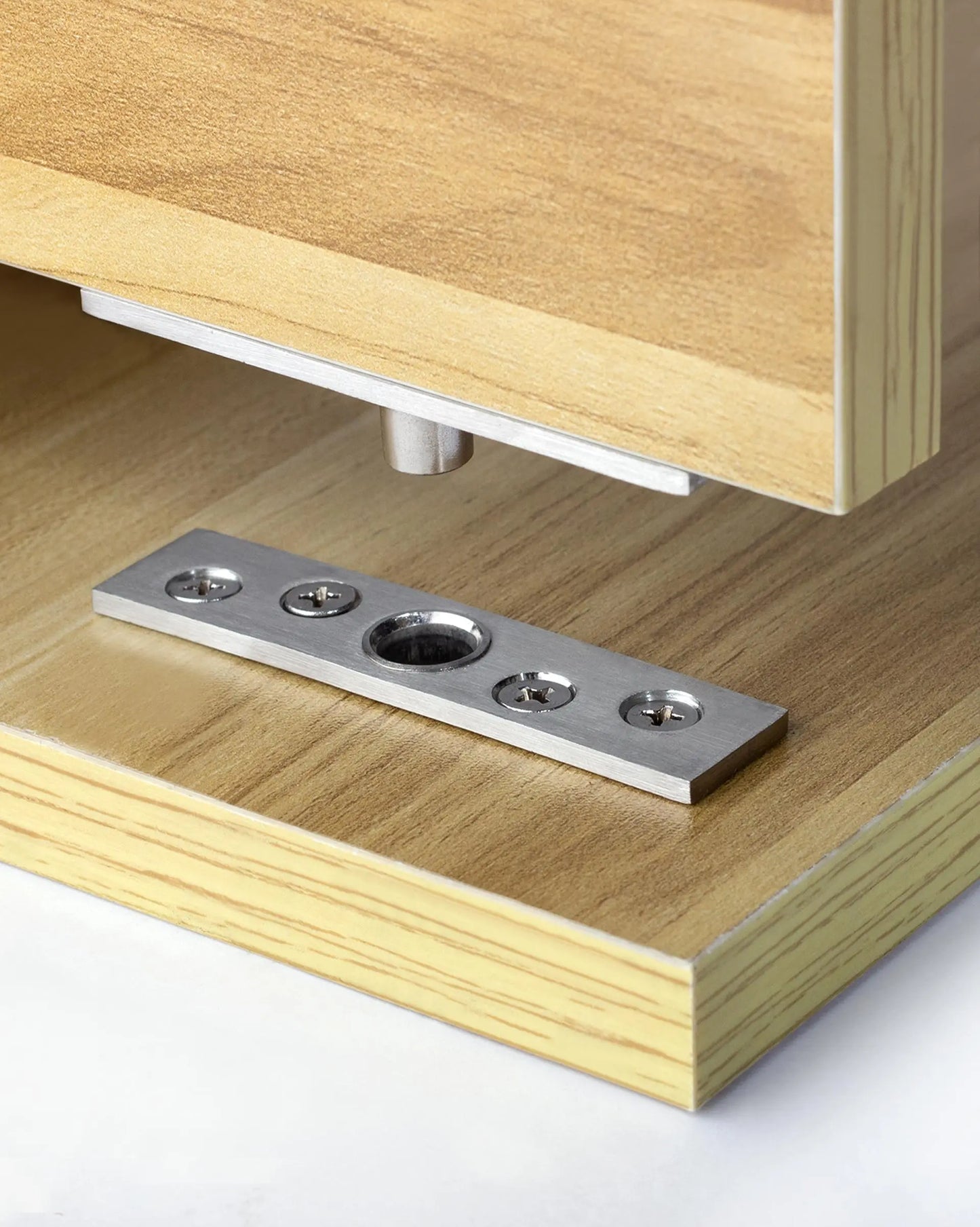 Stainless Steel Pivot Hinge Central and Offset-Axes Rotating Hinge 360 Degree Door Concealing Up Down Shaft for Wooden Doors