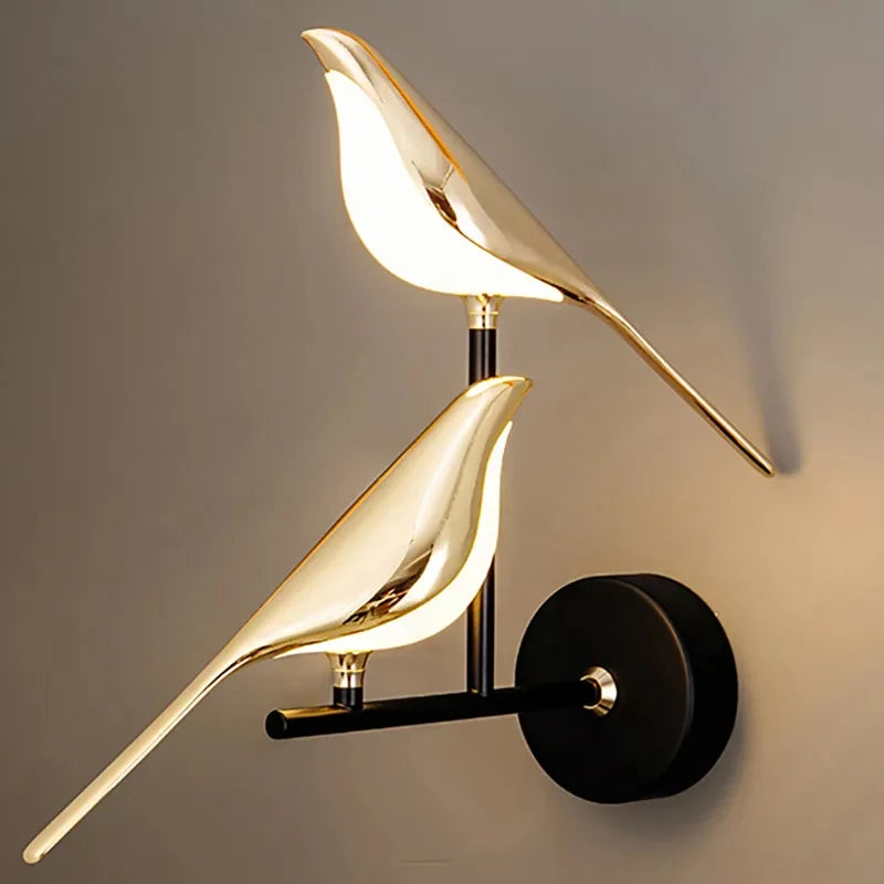 Buy Nordic Golden Bird LED Wall Lamp | Save 20% Now
