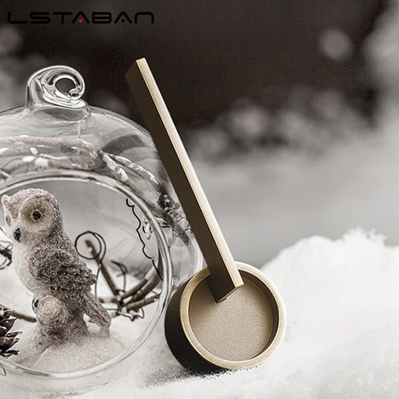 Round Door Lock Set American Style Retro Bedroom Door Handle Lock Interior Anti-theft Room Safety Door Lock Security Vintage