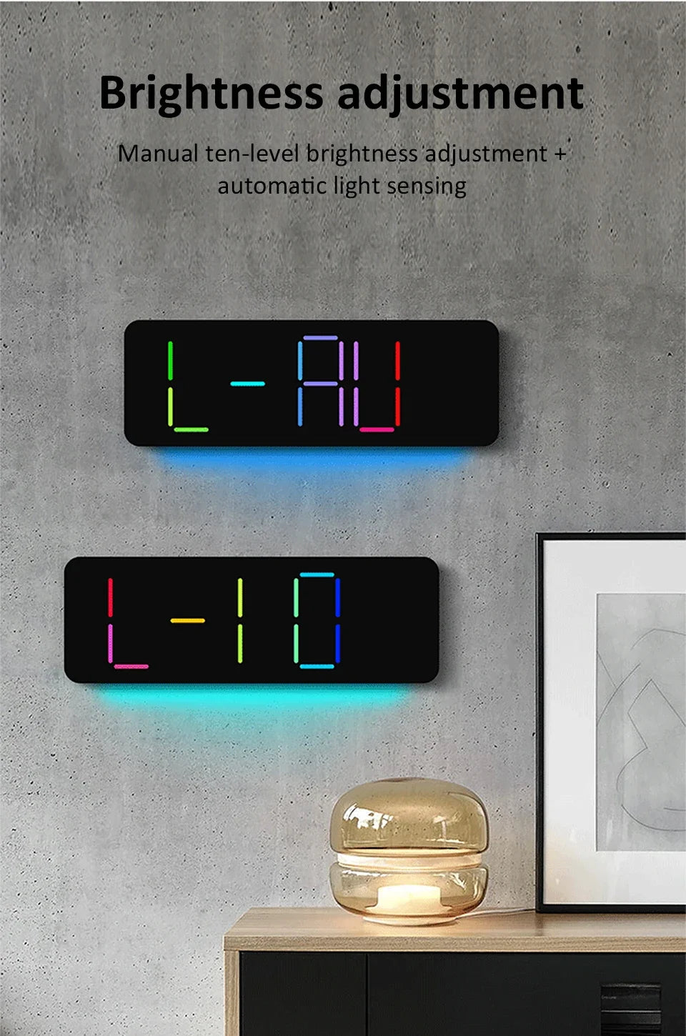 Best 13" LED Digital Alarm Clock for $81 | Free Shipping
