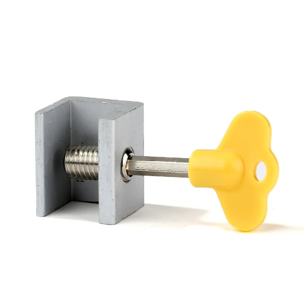 1-10PCS Aluminum Alloy Window Lock Stopper Sliding Sash Stopper Cabinet Locks Straps Anti-theft lock Window Sliding Door