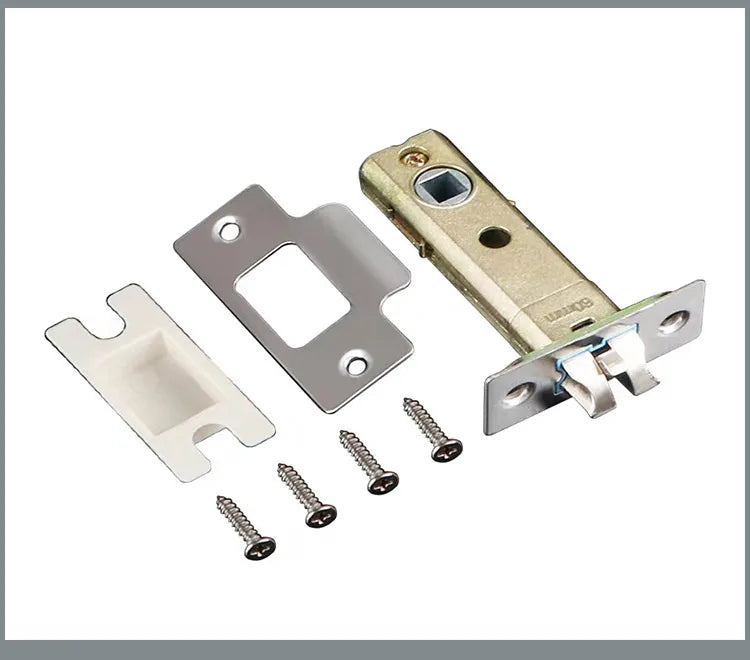 304 Stainless Steel Invisible Door Lock Hidden Lock Invisible Lock Background Wall Sliding Door Lock Double Hook Anti-theft Lock
